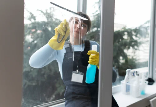 Nettoyage de vitres intérieures et extérieures à Frontenaud